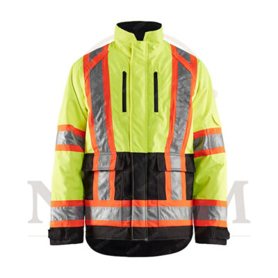 HIGH-VISIBILITY WATERPROOF SAFETY JACKET Yellow